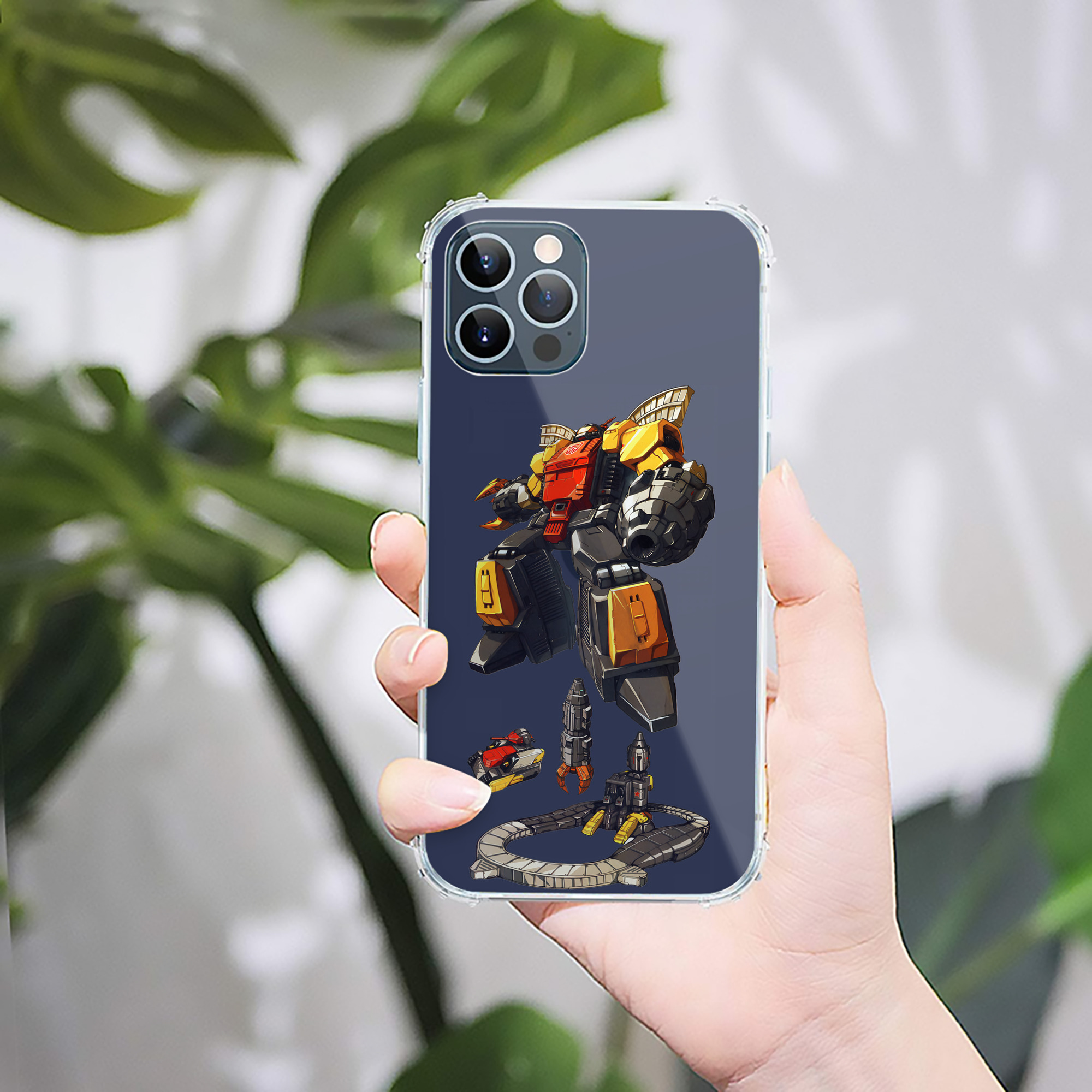 （画像用） Transformers トランスフォーマー 【iPhone 12シリーズ対応】透明スマホケース（クリアソフトケース）
